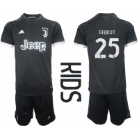 Juventus Adrien Rabiot #25 Tredje Tröja Barn 2023-24 Kortärmad (+ Korta byxor)